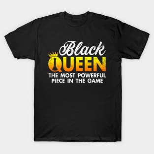 Black Queen T-Shirt African American Women Gift T-Shirt